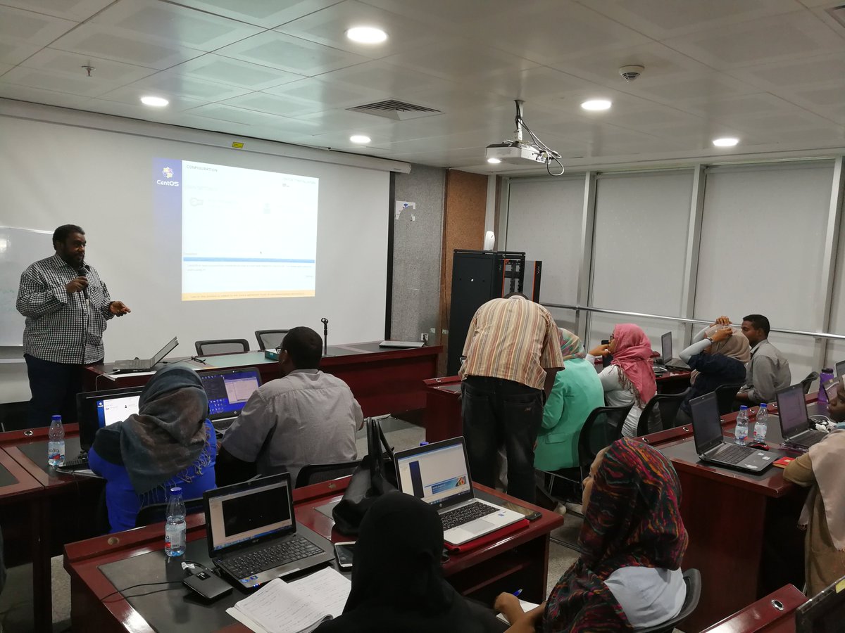 ISOCsd's tweet photo. ISOC Sudan Chapter (CTO) talking to the audience about the importance to join the society.
#ISOCsd #Sudan #internetsociety #Internet #isoc https://t.co/zEB1HbVjtG