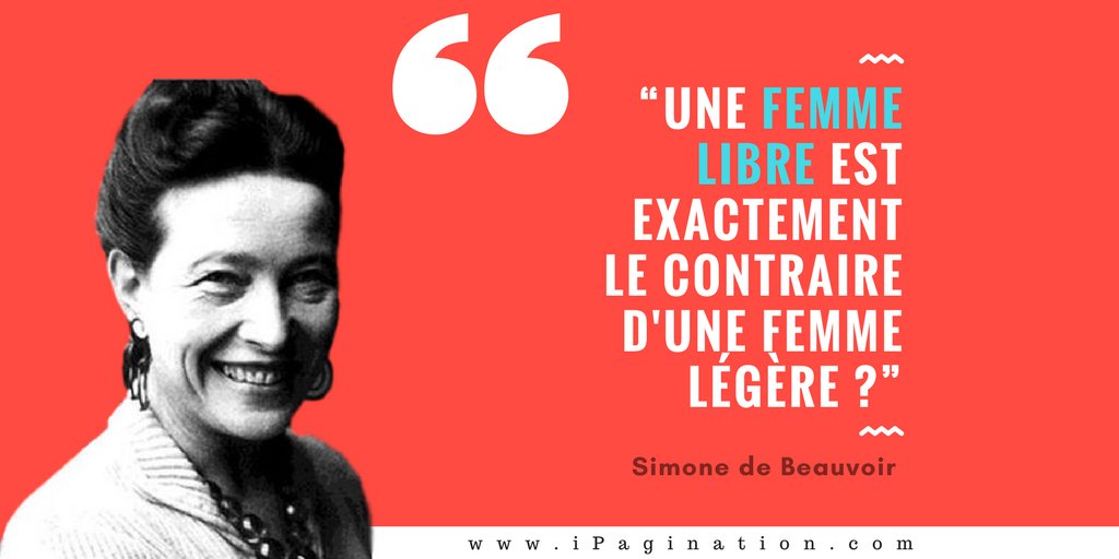 iPagination on Twitter: "C'est à Paris le le 14 avril 1986, que Simone de Beauvoir nous quittait. #Femme de lettres, engagée, elle est devenue une icone du #féminisme, qui plus que jamais