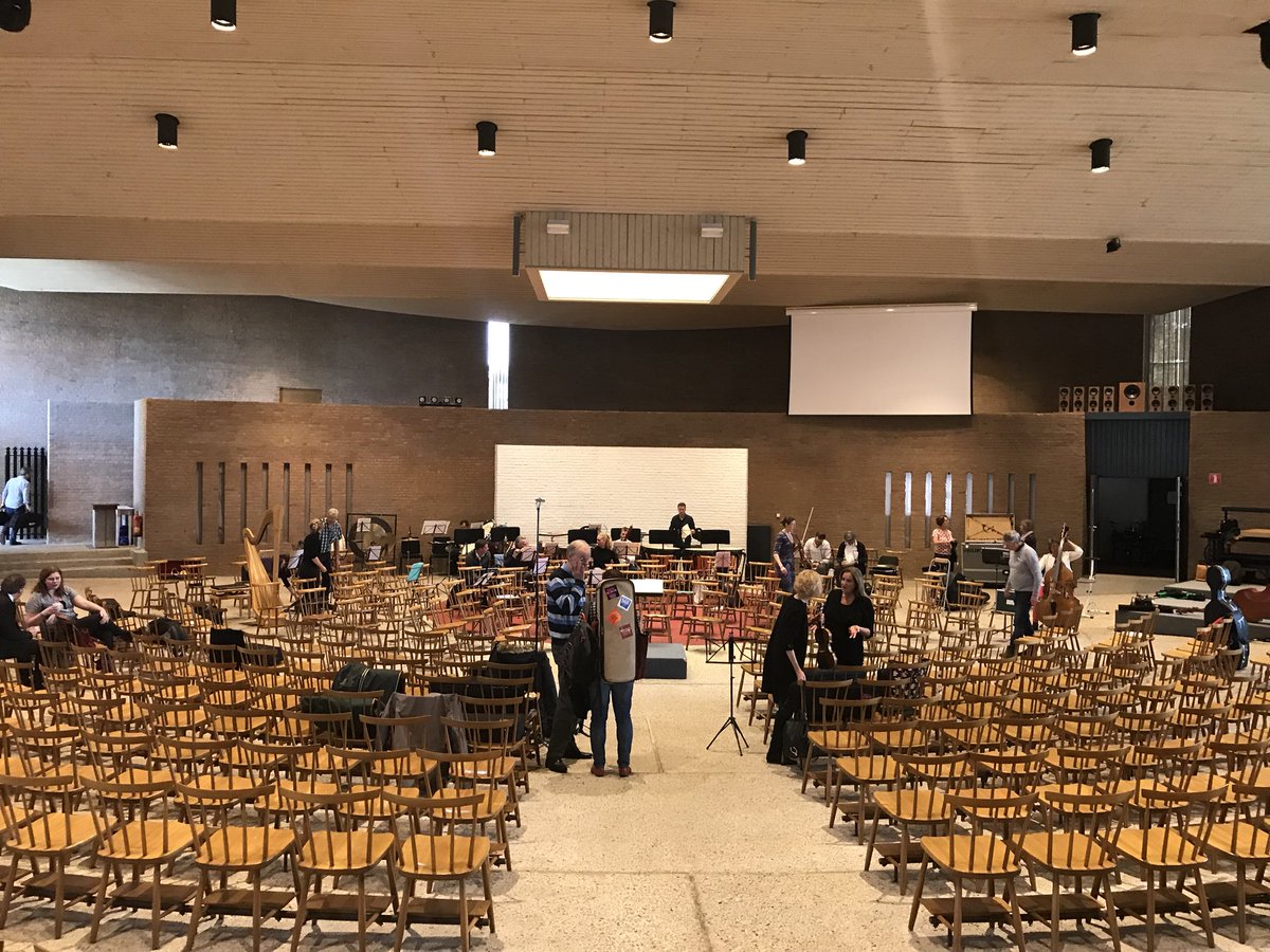 Daar zijn we weer! Waar blijft het koor nou? #m1hler . Vanavond #Mahler 1 @Lidwinaconcerten #Best