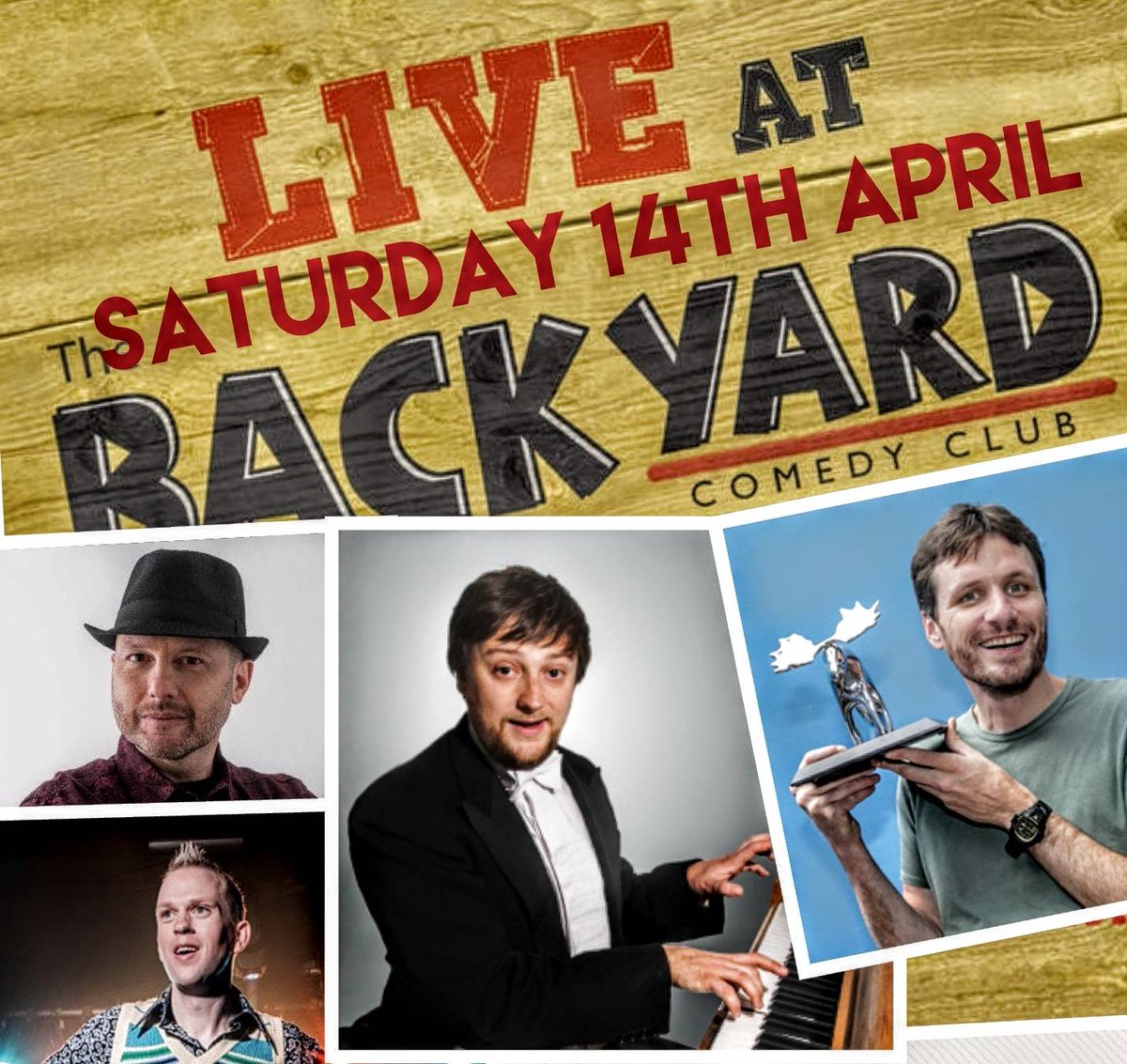 Tickets for tonight show selling like hotcakes get yours here backyardbar.co.uk