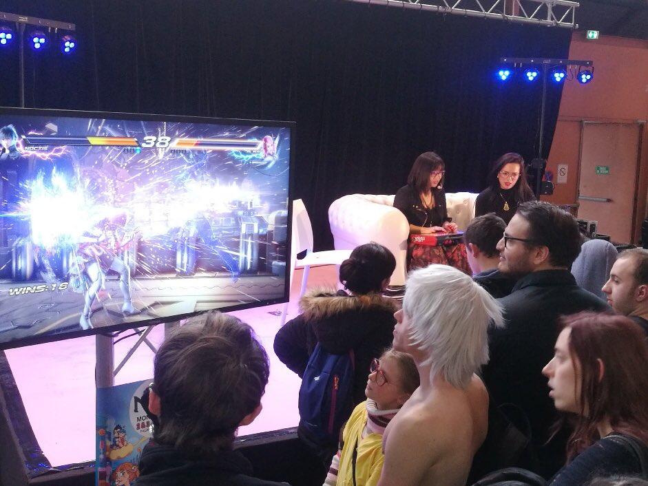 Kayane's tweet photo. Superbe ambiance à @manganimes30 aujourd’hui ! J’aurais aimé jouer davantage pour affronter + de monde encore !! 
On se retrouve demain sur la scène jeux vidéo :) ! https://t.co/4OScMOEo6A