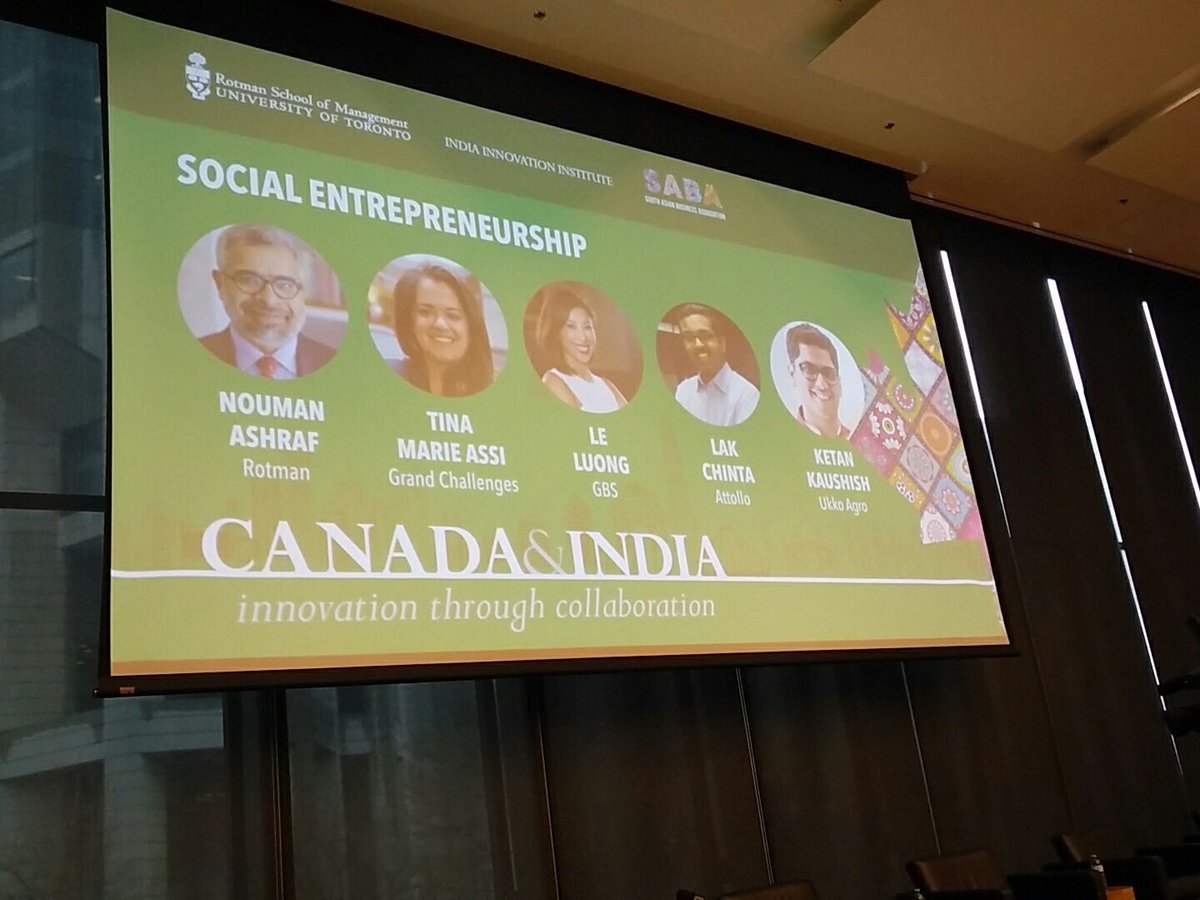 S_Nouman_Ashraf's tweet image. Congratulations to the South Asian Business Association @rotmanschool for organizing such an impactful first Canada &amp;amp; India Innovation Through Collaboration Conference.
What an outstanding panel on #Socent 
Thx @rashi_kakkar &amp;amp; @BinLatheef for your leadership!