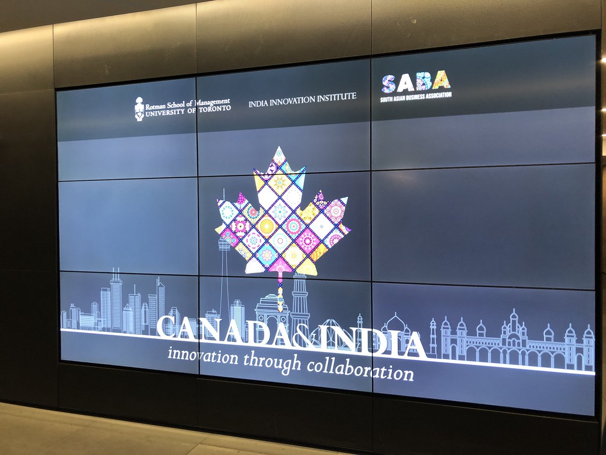S_Nouman_Ashraf's tweet image. Congratulations to the South Asian Business Association @rotmanschool for organizing such an impactful first Canada &amp;amp; India Innovation Through Collaboration Conference.
What an outstanding panel on #Socent 
Thx @rashi_kakkar &amp;amp; @BinLatheef for your leadership!