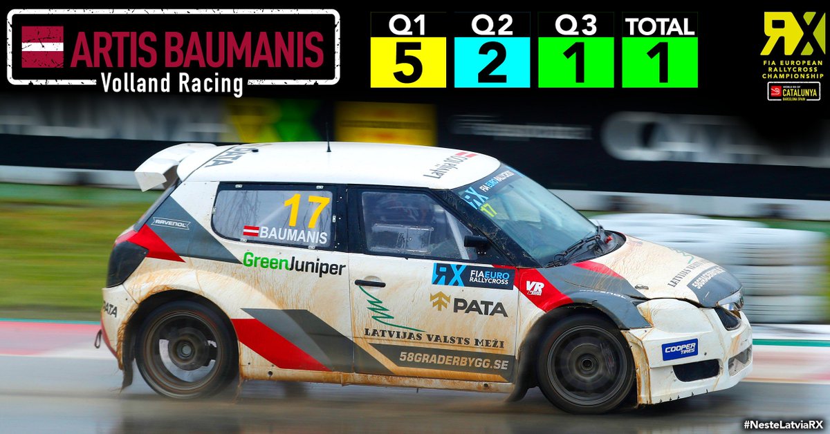 #17 🇱🇻 <a href="/artisbaumanis/">Artis Baumanis</a> #VollandRacing
#EuroRX #Super1600 #Round1 #CatalunyaRX