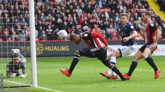 toptogger's tweet photo. Two photos published on BBC websit Sheffield Utd v Millwall. https://t.co/uRvVn4xipu
