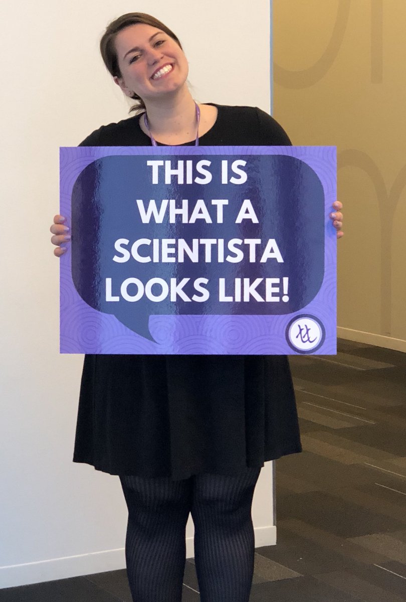 Jackie_Gio's tweet photo. Ch-check out these cool signs y’all! Loving this #SciSymp18 life https://t.co/ZVSVBl1bgv