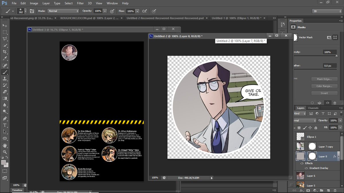 GhostTrapRPG's tweet photo. The character roster is being worked on.
Right now this is for the Ghostbusters. https://t.co/c6LHoO3Dt8