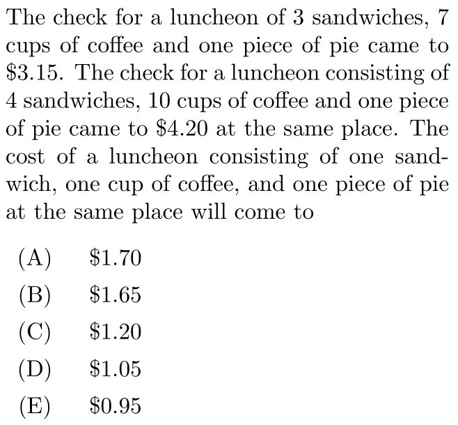 GMAT Word Problems 