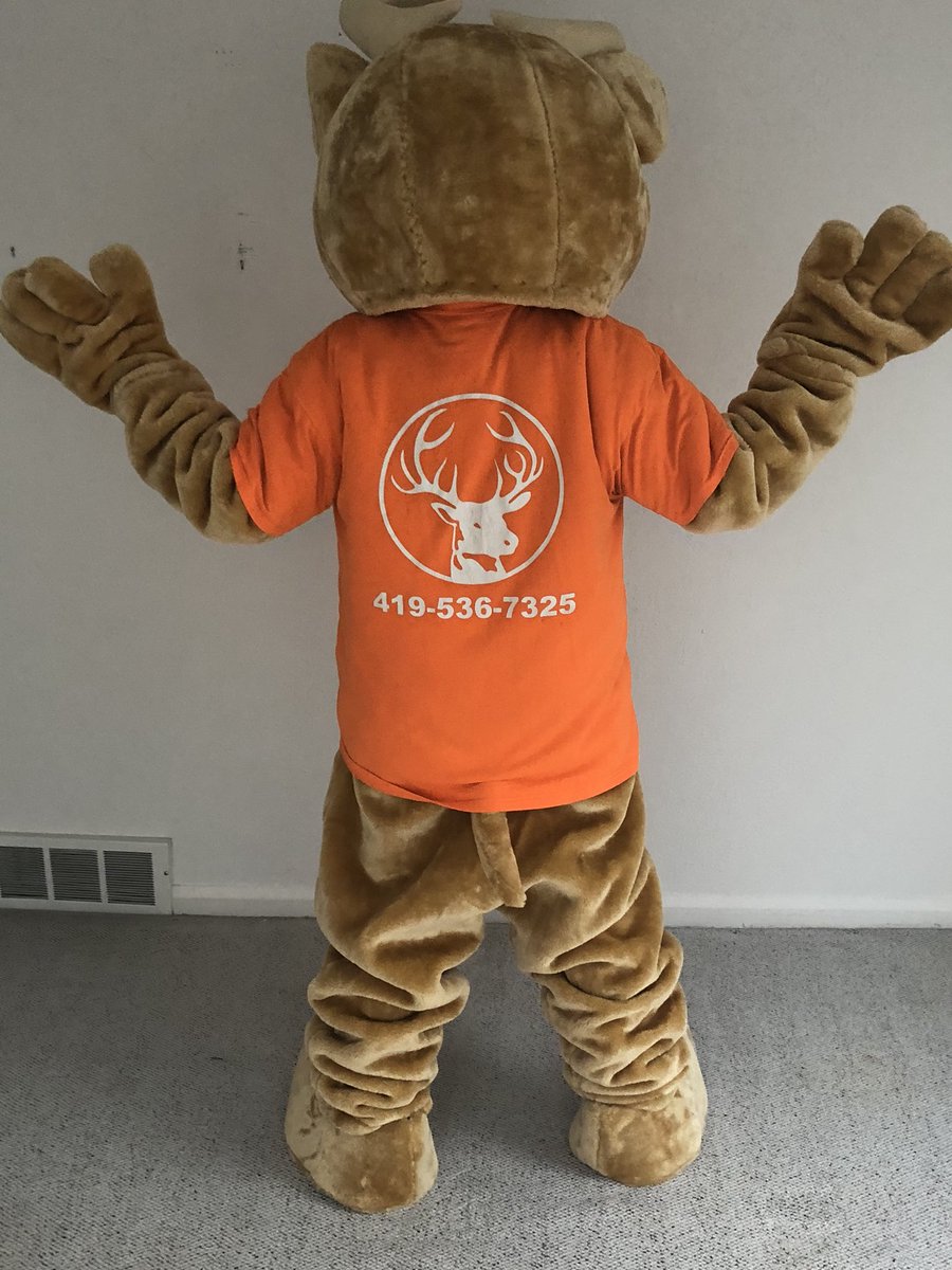 Look at Buck Brothers new mascot! Look out for Bucky!🦌
