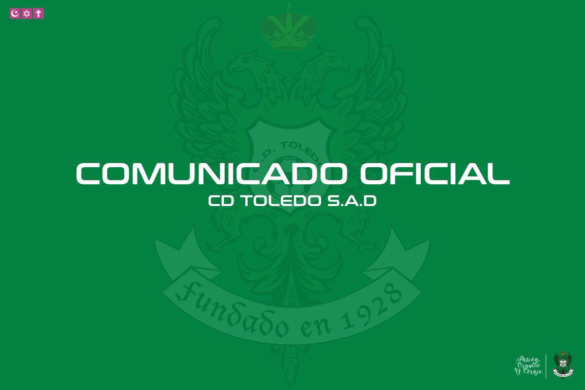 OFICIAL| Suspendido el partido entre el #CDToledo y el Real Madrid Castilla. 

➡️ cdtoledo.es/noticia/comuni…