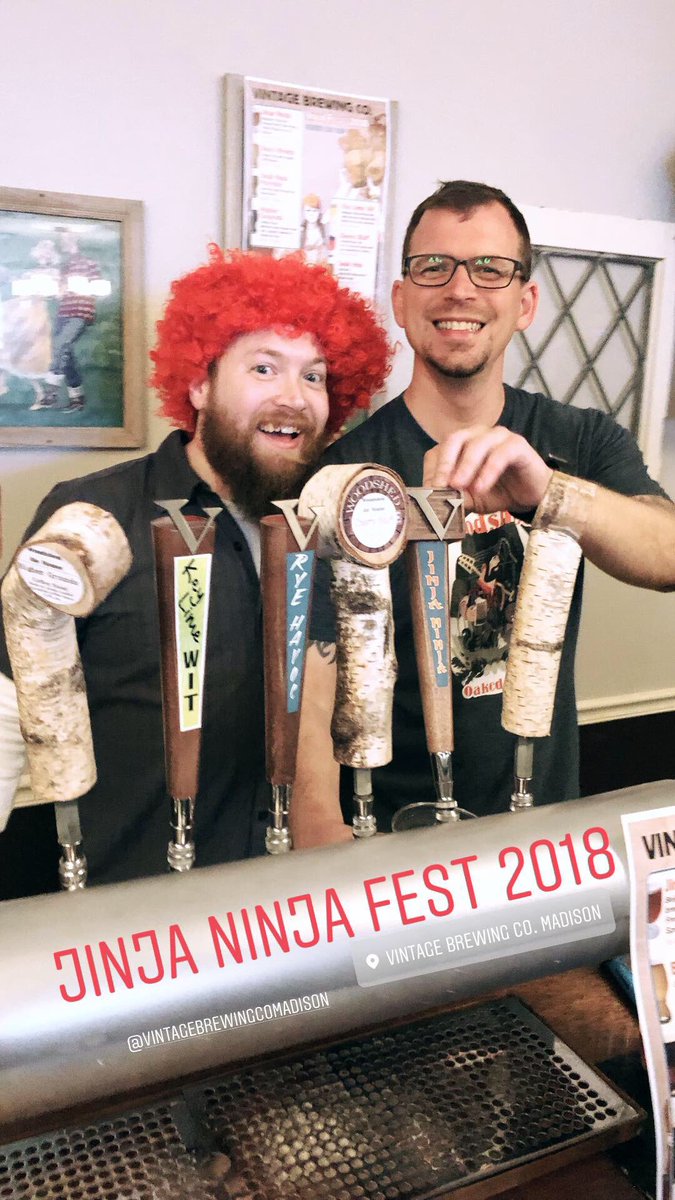 Wi Distributors On Twitter Behold The First Jinja Ninja Of Spring Brave The Weather And Head To Vbcmadison On Whitney Way For Fabulous Brews And Jinjas Vintagebrewer Https T Co Wfcplu01v3 twitter
