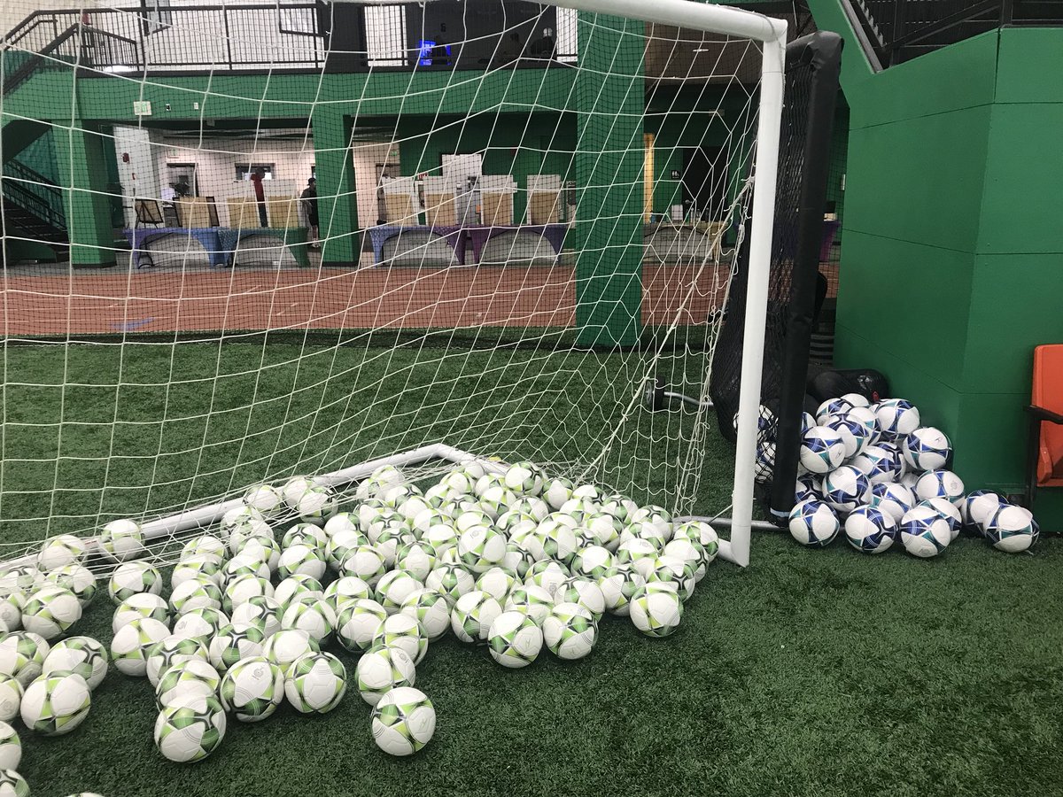 Looks like the 330+ Grassroots players are in for a treat today and everyday #ForgingAPathwayToExcellence