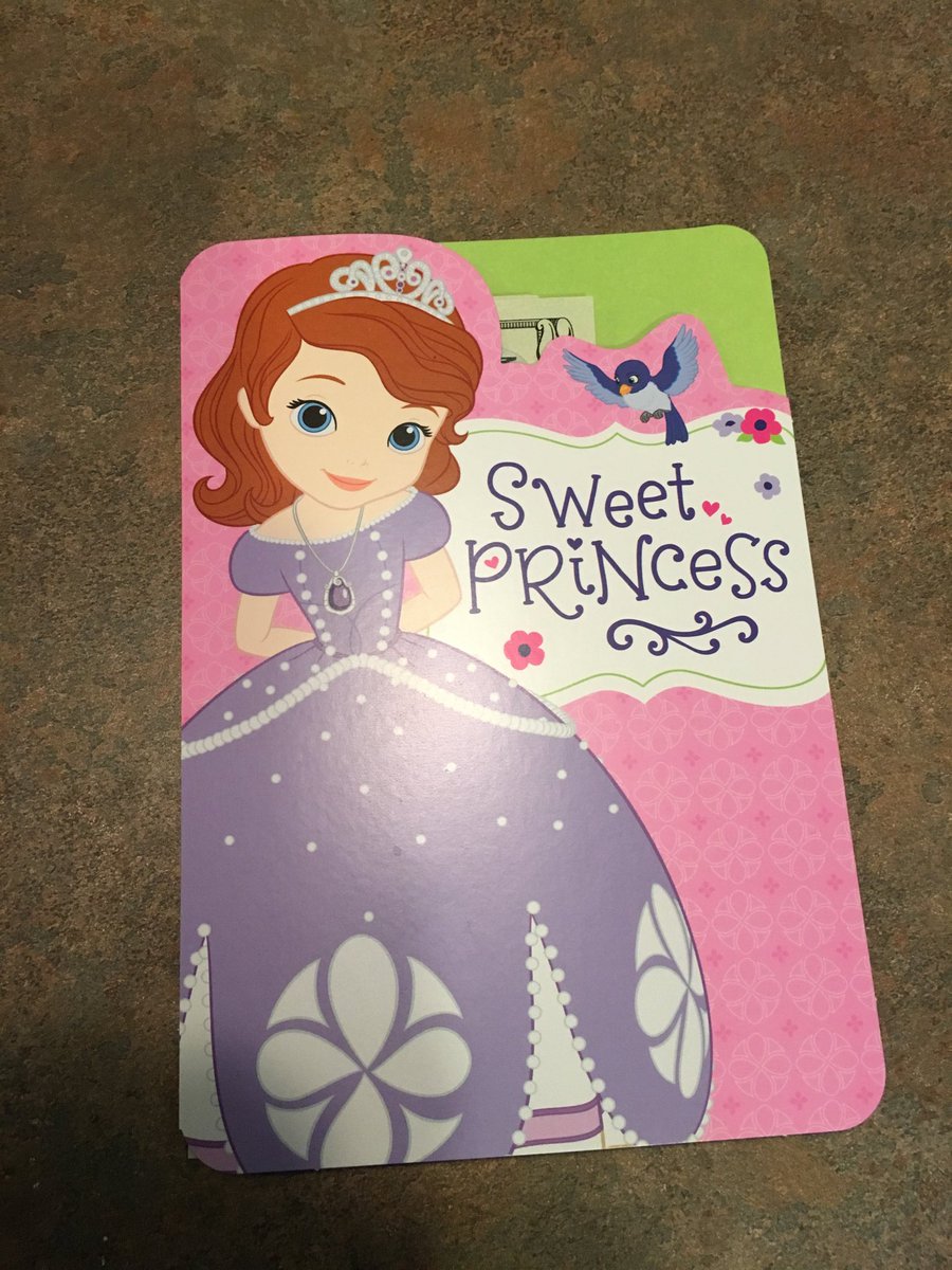 islandviewag's tweet image. Cute card that my wife got for our youngest’s birthday yesterday. No, she’s not turning 3 she’s 23 but will always be the baby in my wife’s eyes. I’m just glad she’s done school and can start paying her own insurance and cellphone bill. #differentviewpoints