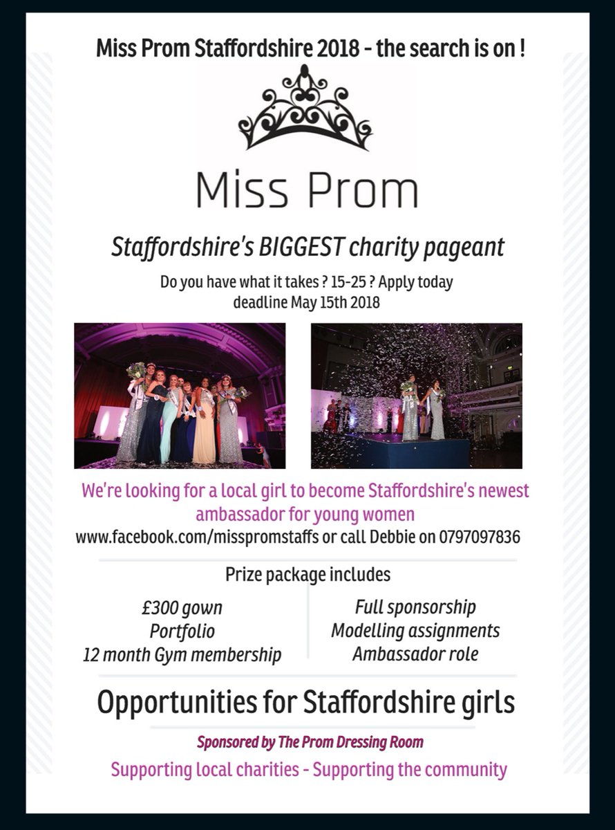 #Staffordshire #charity #pageant with <a href="/missstaffsGB/">Stephanie Wood</a> <a href="/HeidiLeake/">Heidi Leake</a> #sponsors <a href="/thepromroom/">Debbie Hughes</a>