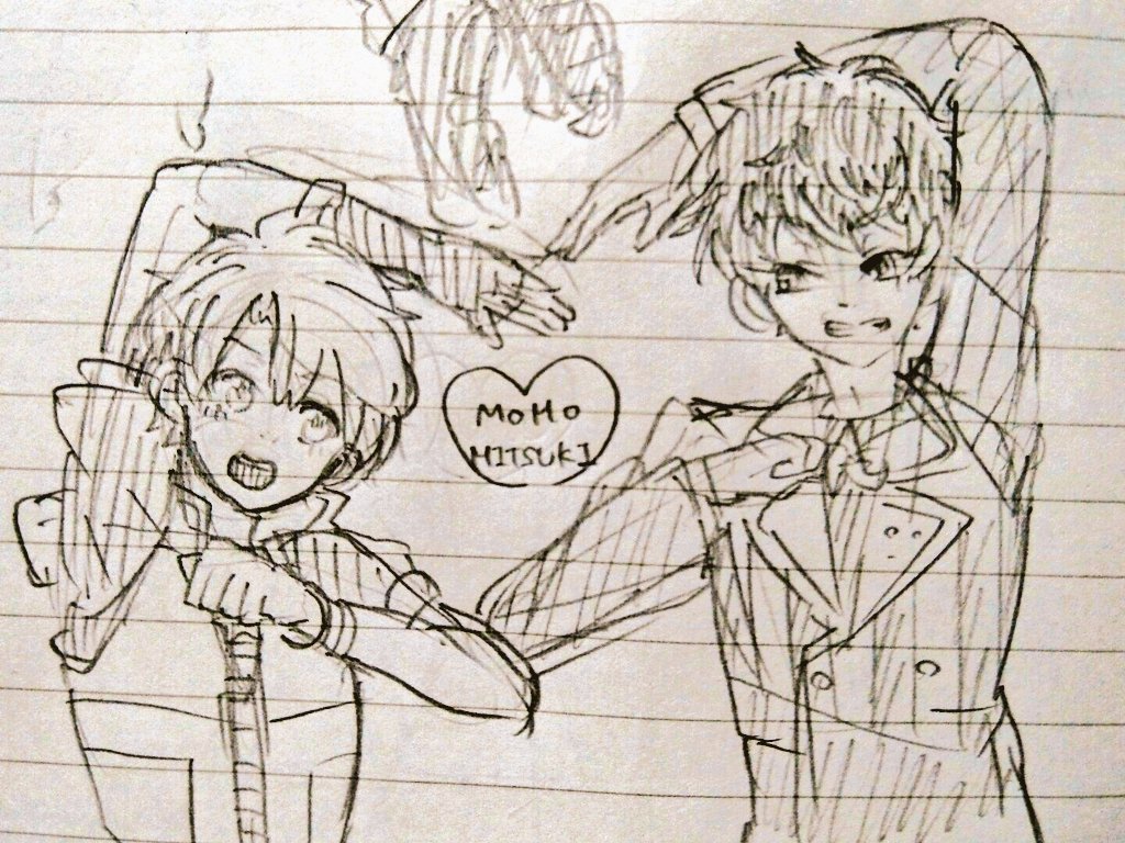 アイナナのシャーペン落書きです
描いた時期はよく覚えてません
三月くん推しです 