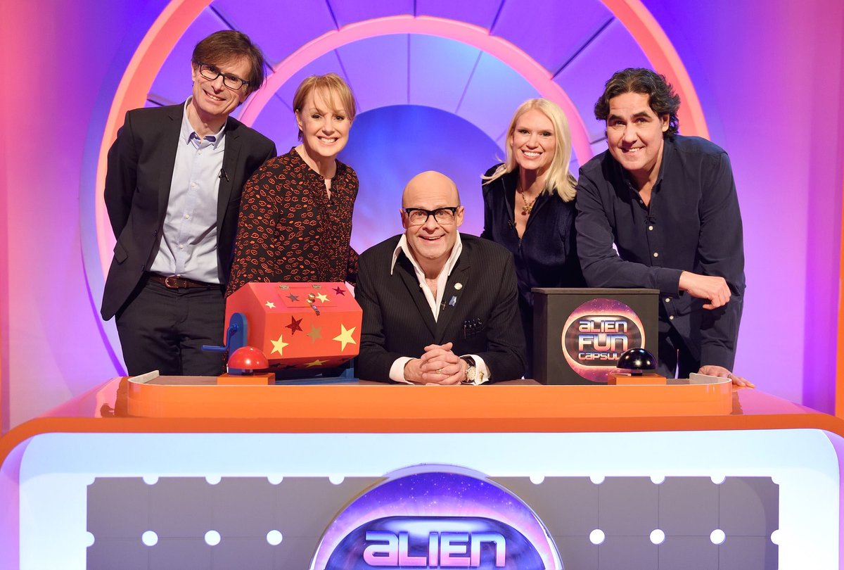 HarryHill's tweet image. We’re back! @HarryHill’s #AlienFunCapsule series 2 tonight, @itv at 7.30pm with these guys