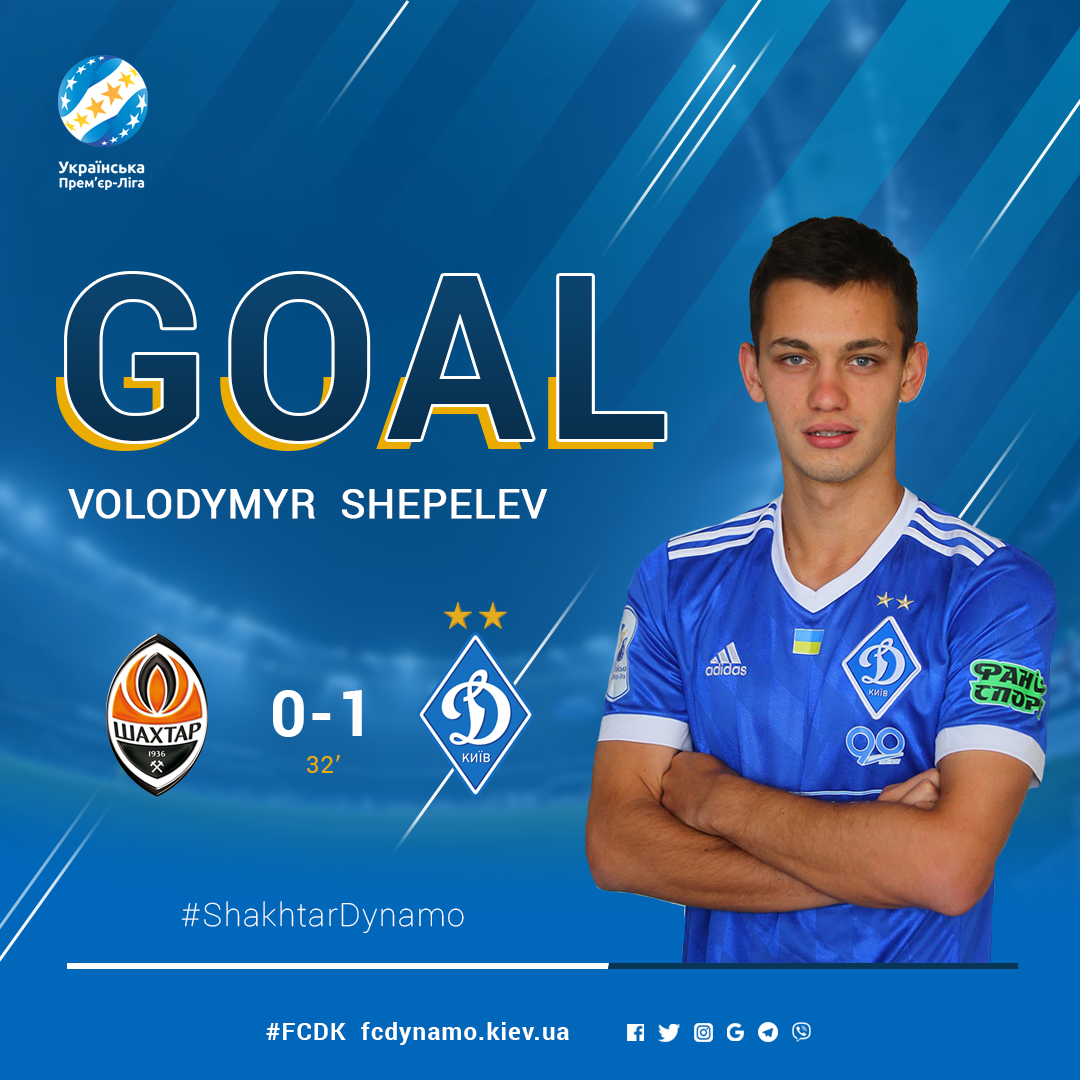 dynamokyiven's tweet photo. GOAL! Volodymyr #Shepelev! Shakhtar Donetsk – Dynamo Kyiv 0:1

#FCDKLive #ShakhtarDynamo https://t.co/QLxCqU98Ec