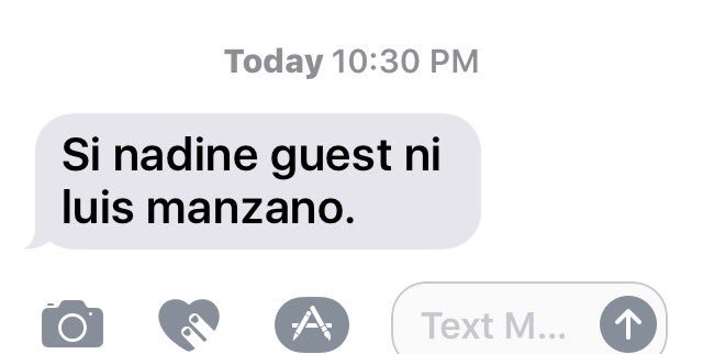 missleaf's tweet photo. Nanay ko who is 80 years is a big fan of Nadine Lustre. Naka-confine sya ngayon sa hospital due to pneumonia. She texted me na Nadine daw is in I can see your voice. Talaga naman si mumshie! #NadineCanSeeYourVoice https://t.co/tRSTVHNrU2