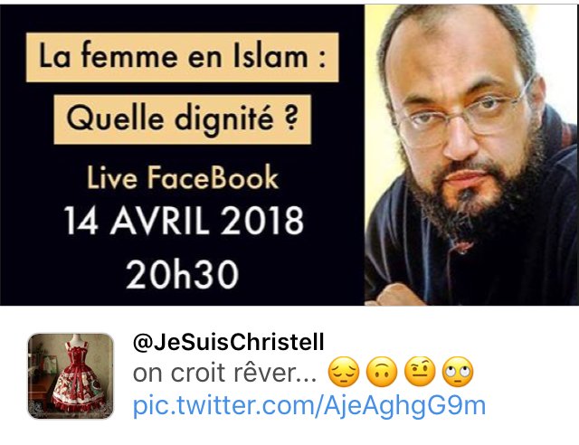 Ba c ça le problème avec Paule-Emmorroides… elle se croit effectivement trop dans des rêves. Va falloir qu’elle pense à se réveiller car la chute est proche 
#FreeTariqRamadan