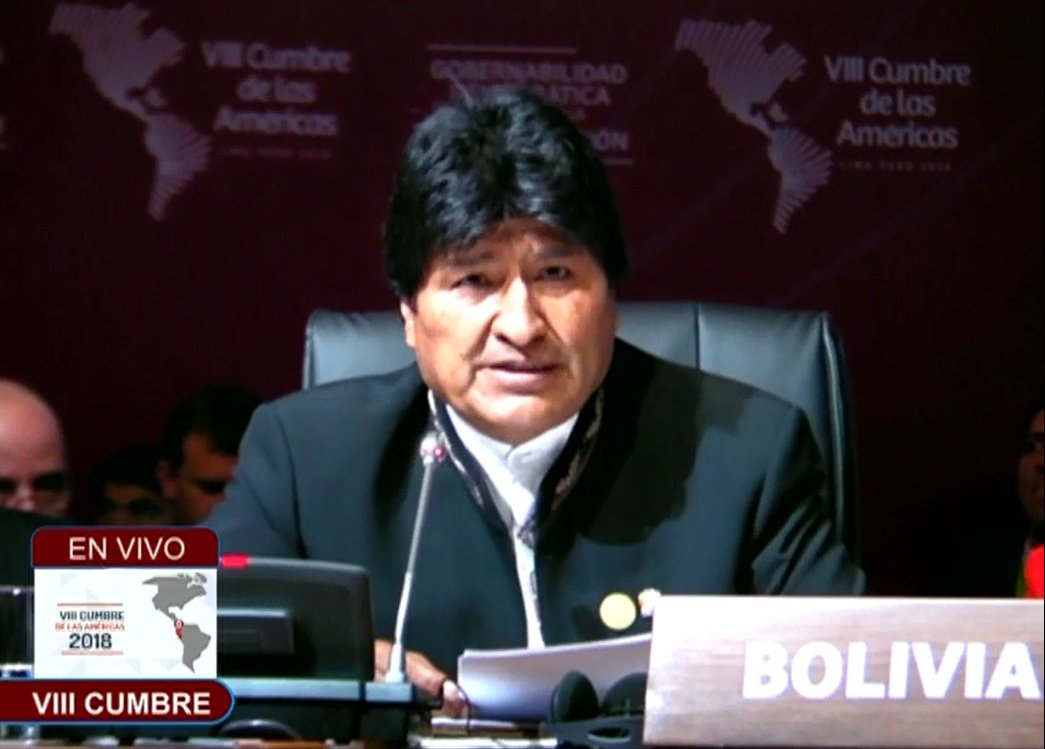 Asegura Evo que el capitalismo es el principal enemigo de la humanidad