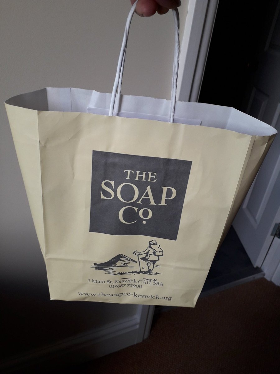 Amazing shower products <a href="/TheMountKeswick/">The Mount</a> from  <a href="/SoapCo_Keswick/">The Soap Co. Keswick</a> so had to visit the shop today. grapefruit,coconut, cinammon...yum! #NotJustLakes #cumbria
