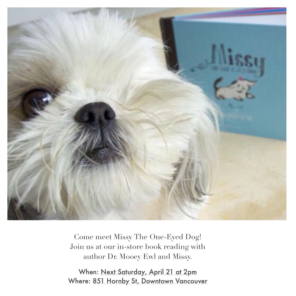 Little (and big) Vancity peeps ! Missy has a story to tell...do we have a date?