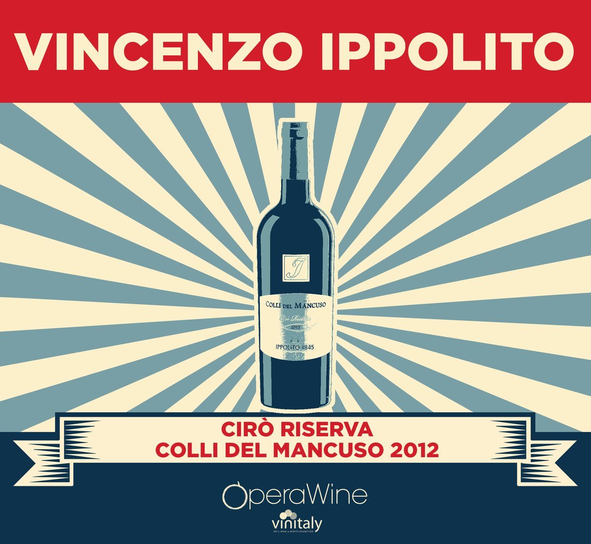 In Calabria c'è <a href="/IPPOLITO1845/">Ippolito Winery</a> col suo Cirò Colli del Mancuso Riserva 2012, nato dal più antico vitigno autoctono di #Calabria, il Gaglioppo, coltivato nei vigneti collinari a bassa resa della Tenuta #Mancuso situata nel cuore del Cirò #Vinitaly2018WN