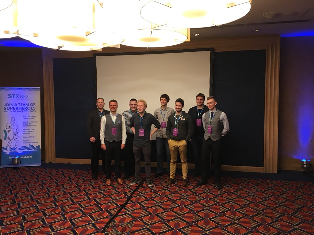 STXNext's tweet image. Aaand that’s a wrap on STX Next Tech Power Summit 2018! 🚀🚀🚀 Big thanks to all who attended and see you next year, bigger and stronger than ever! #STXNext #techpowersummit2018