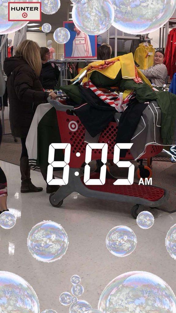Very successful #targetxhunter launch this morning at #t2322 Great job softlines team, VML Mike, and everyone that had a part of this set!
