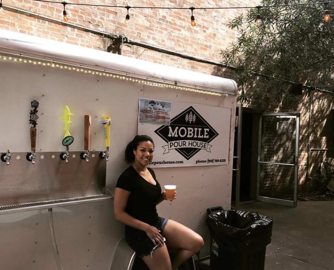 RebellionNC's tweet photo. Come visit @locamocha21 on the @mobilepourhouse on our patio for our First Annual Azalea Festival Beer Garden!!!! #ilm #azaleafestival2018 #rebellionnc #mobilepourhouse #beautifulday https://t.co/KpxbBFBGB2