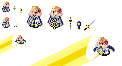 神主 ハボ狐 E בטוויטר W っ 完成版 レイルージュドット絵その3 Saber Artoria Pendragon 勝手にコラボシリーズ 今回は びびび Fateで作ってみたよ どうでっしゃろ ビースト バスター 獣牙砕く獅子の闘剣 びびび Fate びびびお絵描き びびび