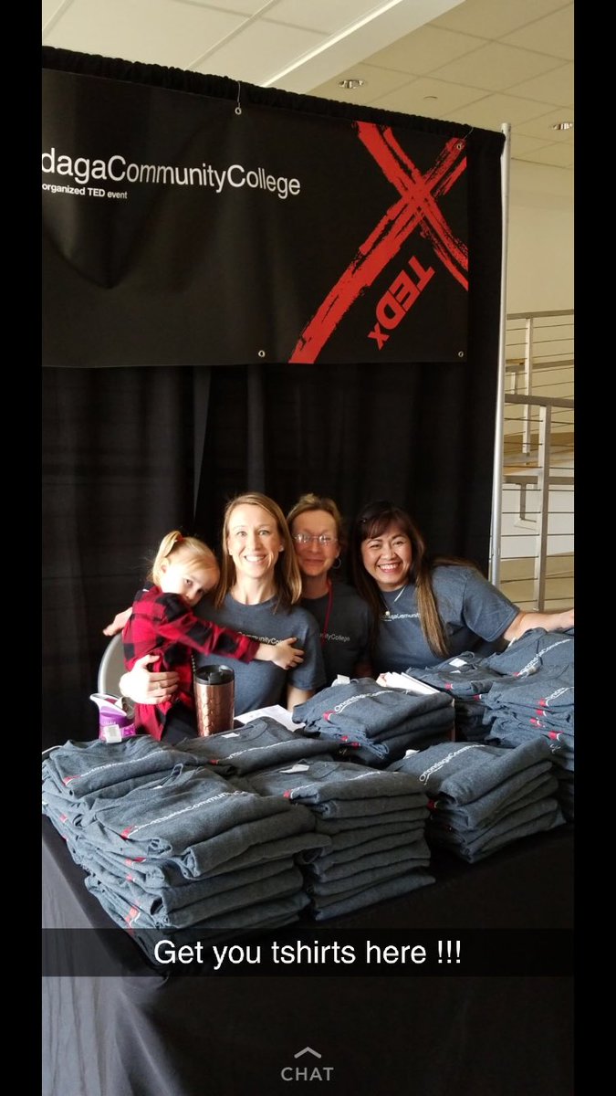 OnondagaCC's tweet photo. OCC students and community members are having fun @TEDxSUNYOCC! #OnondagaCC https://t.co/9S6bdsA84O