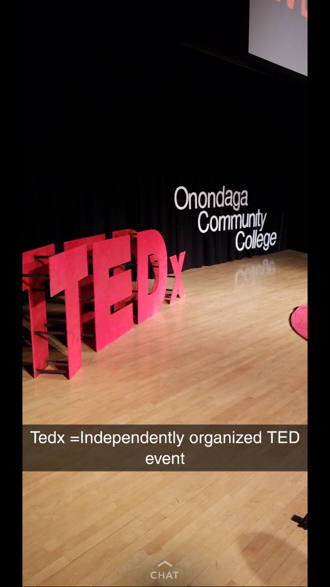 OnondagaCC's tweet photo. OCC students and community members are having fun @TEDxSUNYOCC! #OnondagaCC https://t.co/9S6bdsA84O