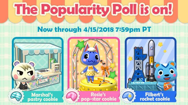 animalcrossing's tweet image. The Popularity Poll is on! Vote for your favorite fortune cookie. #PocketCamp

Lots of info here: bit.ly/2GHxnlt