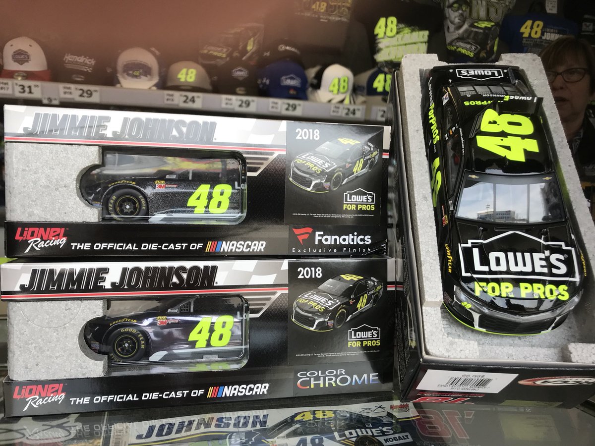 jimmie johnson diecast 2018