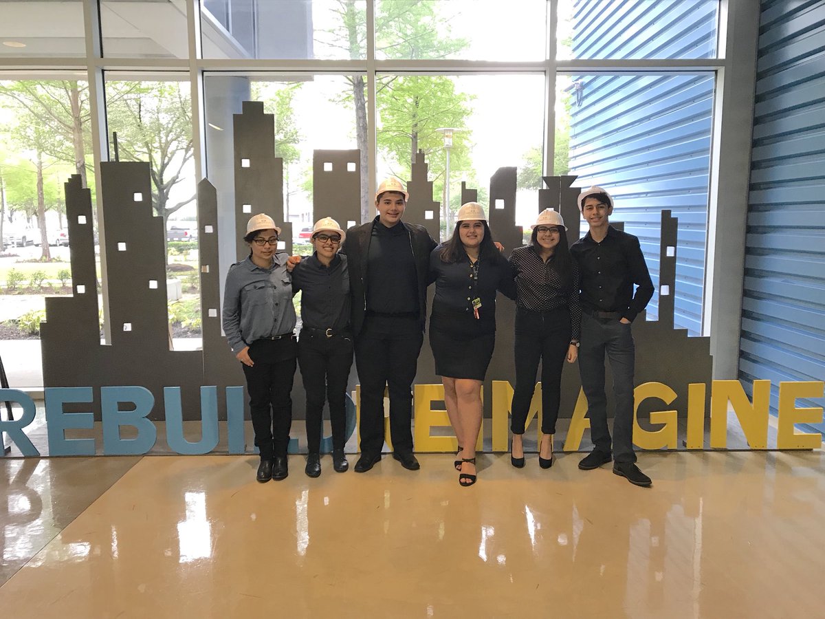 HISDCTE's tweet photo. Students from @northside_hs arriving to participate in @HoustonTX @HireHOUYouth on the spot hiring event from 10-1 and @ACEMentor competition happening at Hattie Mae White today!
@HoustonISD @michael_love2 #jobsforstudents #acementors #cte https://t.co/c7CiDC2wsS