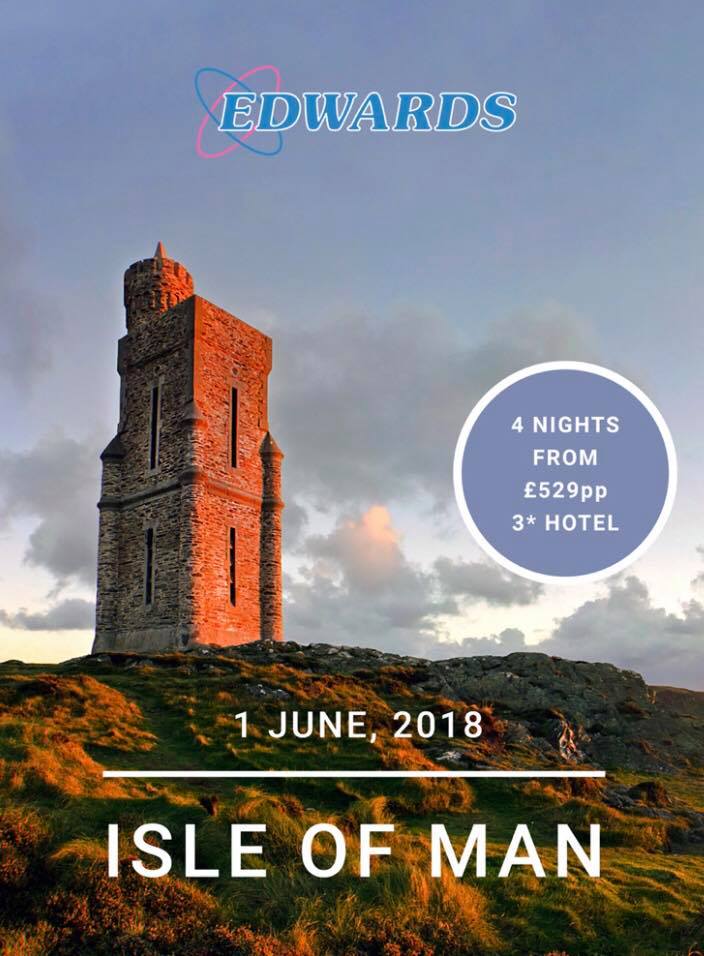 MumblesTravel's tweet photo. Visit the #IsleofMan, rich in history with it’s #Celtic and #Viking #heritage. 
Stay 4 nights from the 1st June from just £529 pp. 
Call 01792 366636 for more details or to book this fantastic #special #travel #offer with our operator of the week Edwards Coaches. https://t.co/socTm5O8Ix