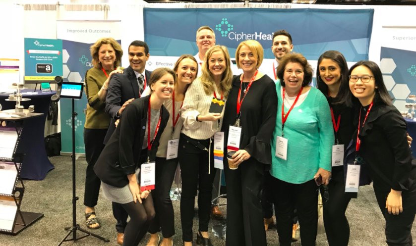 cipherhealth's tweet photo. Congratulations to @MswickMaureen, Senior Vice President and Chief Nurse Executive at @Carolinas, for winning CipherHealth's Passport to Prizes Giveaway at @tweetAONE! #AONE2018 #WeLoveNurses https://t.co/BevEOSlvcK