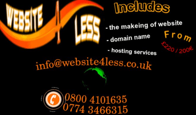 LessWebsite's tweet image. website4less.co.uk