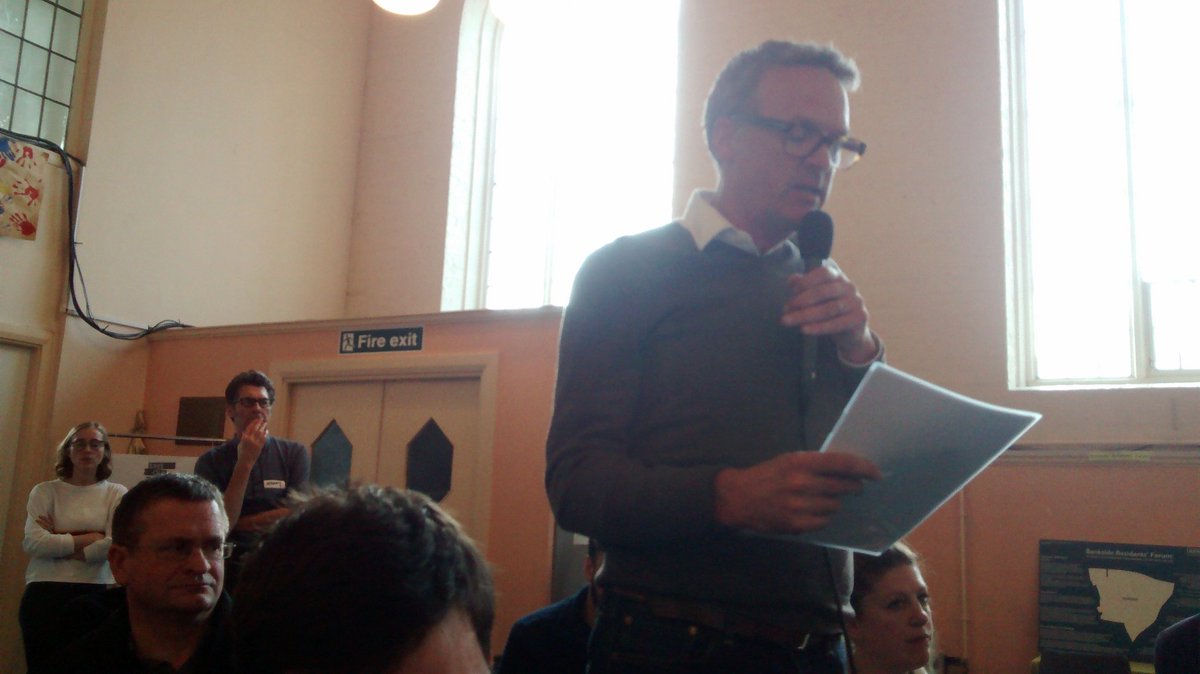 "Will you help businesses meet their needs or hasten then to their extinction?" Small Business Assoc Chair <a href="/ShapeSouthwark/">Shaping Southwark</a> Planning Hustings