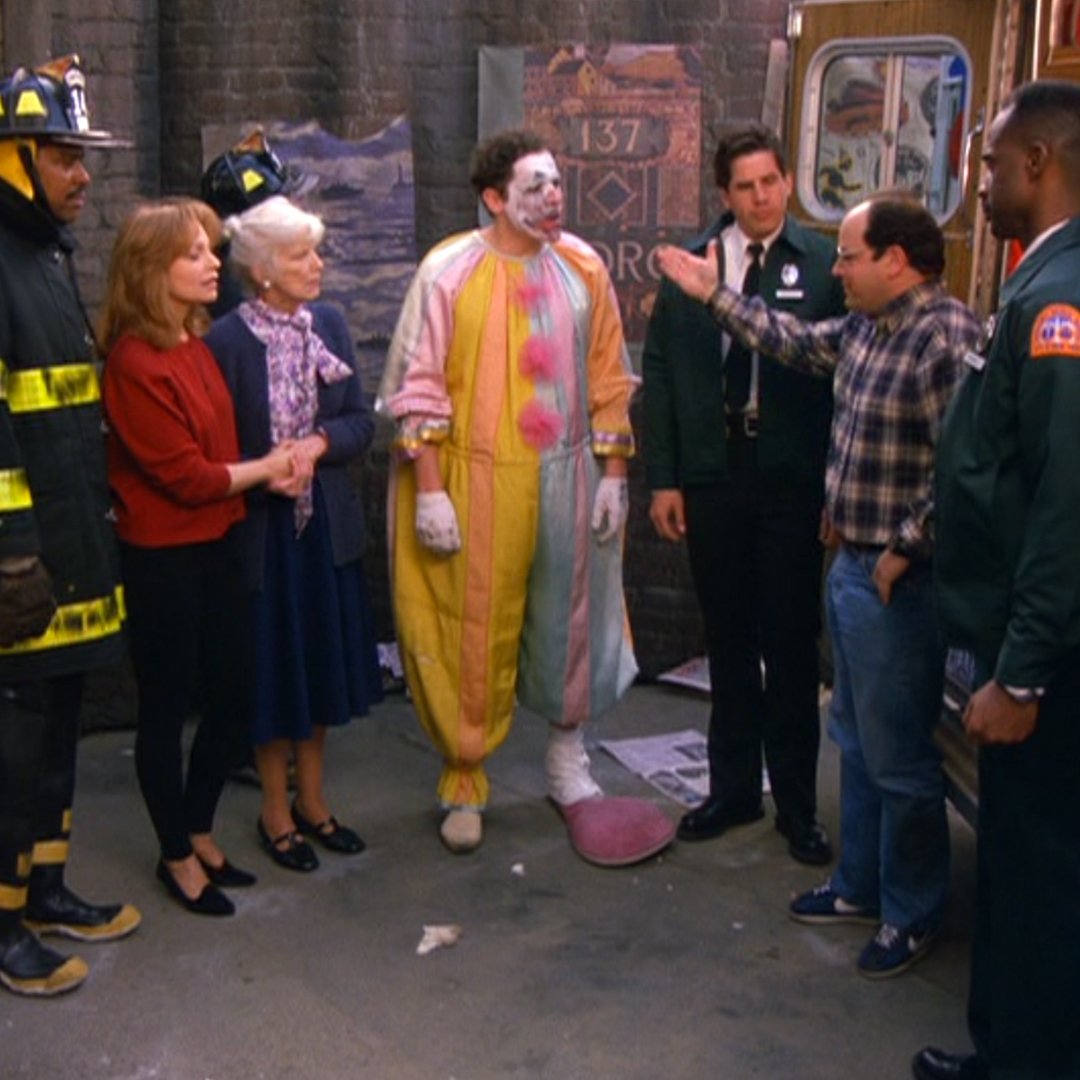 As the leader, if I die, then all hope is lost! Who would lead, the clown?!  “The Fire” tonight on #Seinfeld! https://t.co/hxWKxje4ec