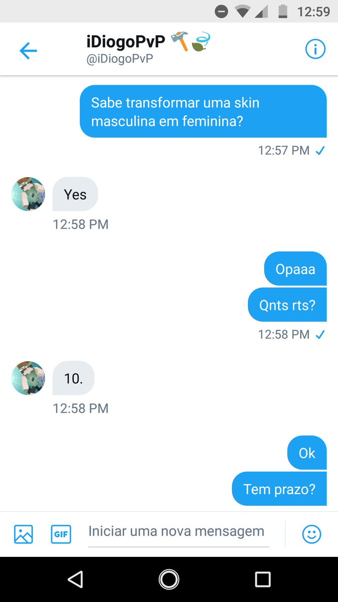 Gogogo 10 rts pro @iDiogoPvP transformar minha skin em feminina! @uNickMCPE @DeathzinDZN @ISnowCreations_ @Sr_pablo2018 <a href="/PohaEpico/">Epico MCPE #Supreme</a> <a href="/ImFortunity_/">🔰ImFortunity_🔰[DNZ]🔰 _Off_</a> @DevsForMcpe @overDragon7w7 <a href="/yRedPvP1/">yRedPvP</a> <a href="/RelasheyIsBack/">RelasheyD0G</a>