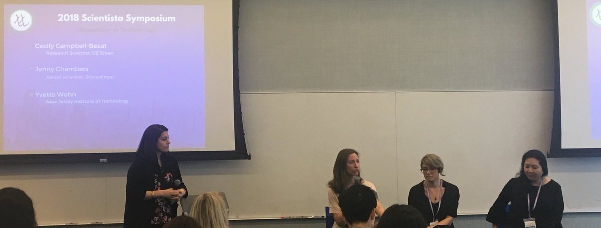 founaxy's tweet photo. Amazing panel of inspiring women in Tech #SciSymp18 https://t.co/DQqf5ixqmp
