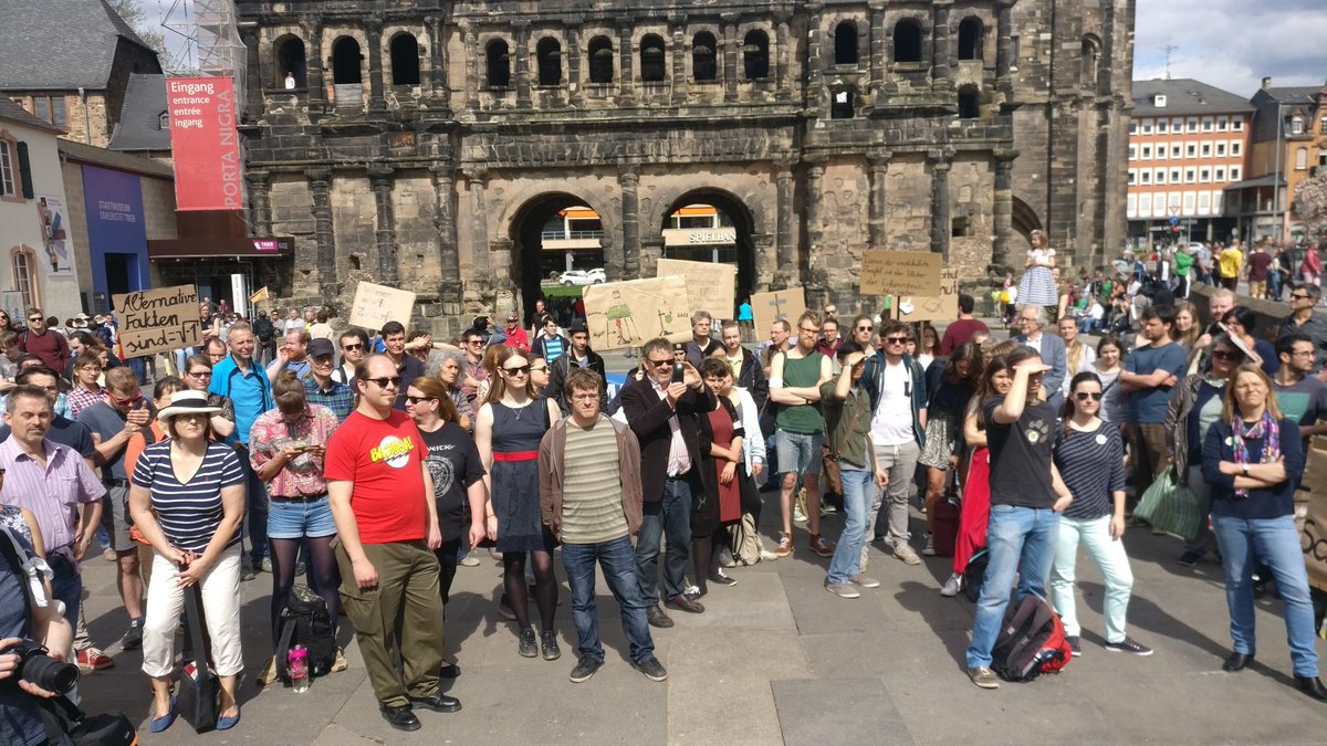 ScienceMarchTRI's tweet image. We are done for today. Here are a few more impressions from the #MarchForScience in #Trier. While we hoped for a bit more participation, it was overall a great day.

A big thank you goes out to our speakers and all participants. We hope to see you back next year.