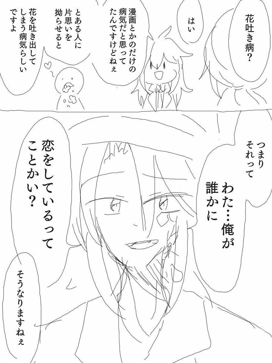 キャラをリプがきた病気を患わせる