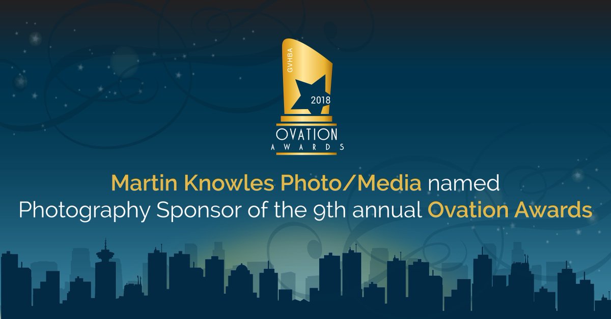 Recognizing the talented <a href="/mkphotomedia/">Martin Knowles</a> as Photography Sponsor of the Ovation Awards