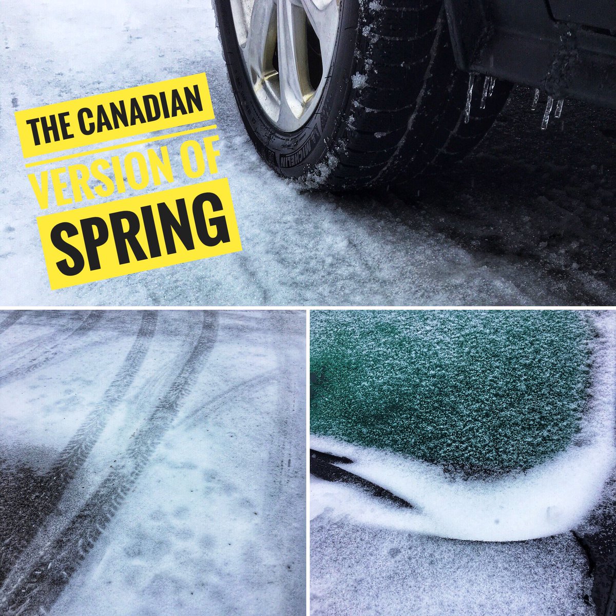BarriePolice's tweet image. #WinterStorm warning still in effect. The freezing rain &amp;amp; ice pellets have made sidewalks, driveways &amp;amp; roads very slushy and slippery. Limit your travel today if possible - especially if you’ve swapped your winter tires! #canadianspring #SeeSnowGoSlow