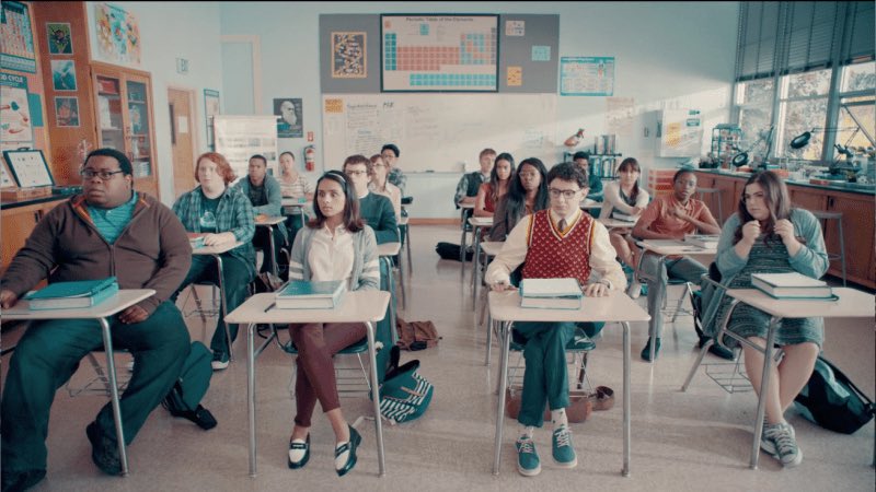 hillisthekillis's tweet photo. One of the best things about #APBioNBC is this little nugget. The #APLit class is a gender swapped version of the #APBio class! https://t.co/l4HIUEQ9EQ