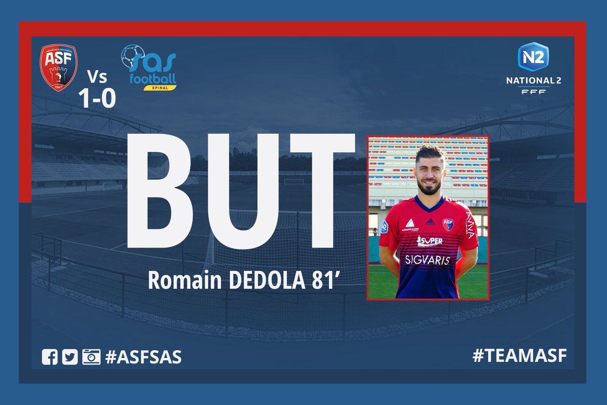 andrezieuxbthfc's tweet photo. #ASFSAS [1-0] 81' Buuuuuut pour les rouges, et Ouiiiiiiiiiiiii Roman Dedola

#TeamASF🔴🔵 #National2🏆 https://t.co/wSUH7ayo3A