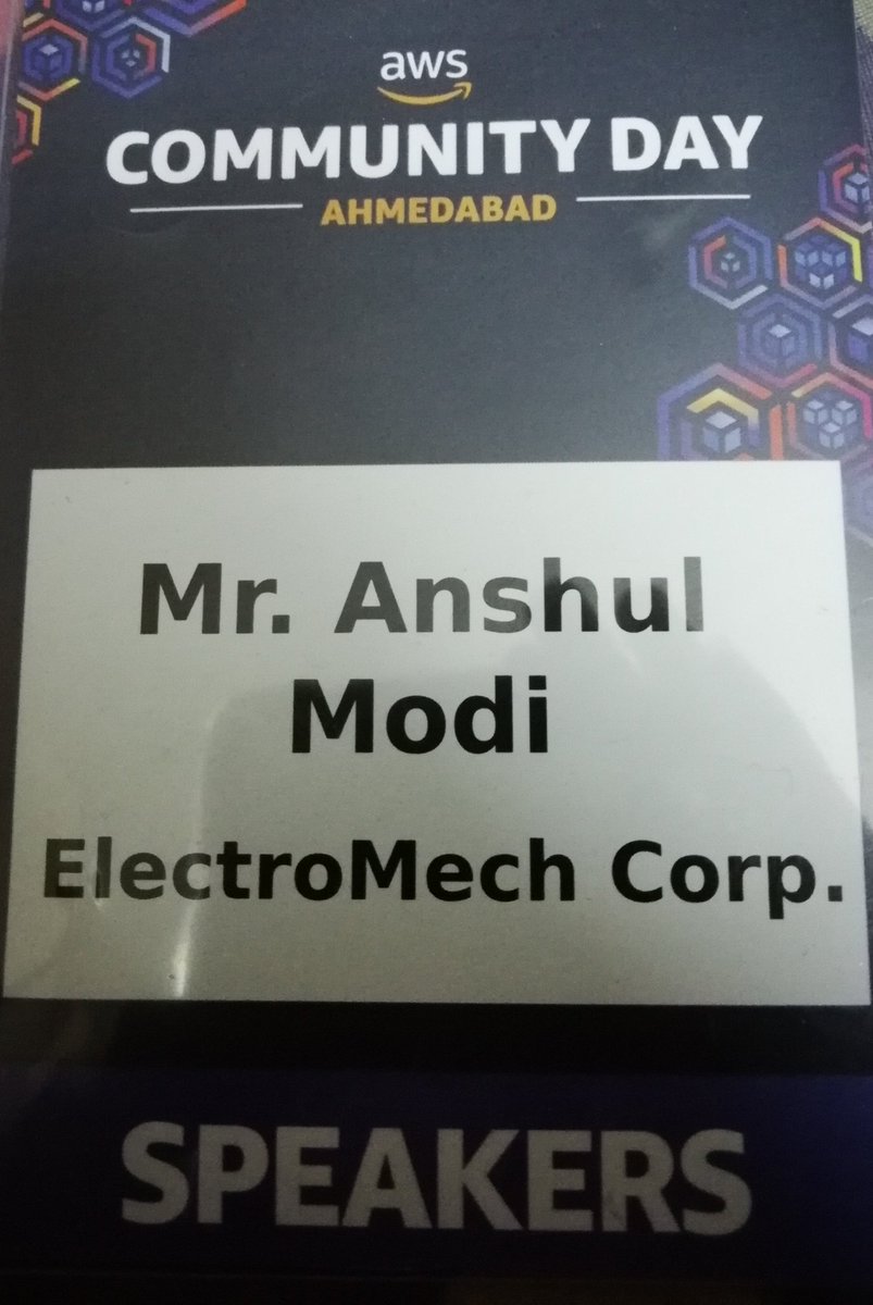 Mr_Modi_in's tweet photo. #AWSAhmCommunity #AWS #Serverless #Architecture #interactive #Session #ElectroMech #Team #Audience # Selfie #volunteer #speakers #AWSome https://t.co/lW41doz9zJ
